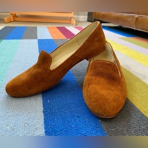 Nisolo everyday slip on loafer - women’s size 8.5 - brown suede
